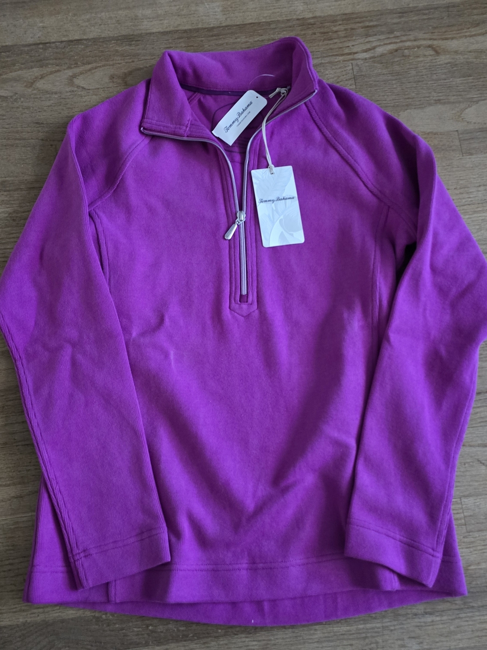 Tommy Bahama Kids' Fuchsia Half-Zip Pullover